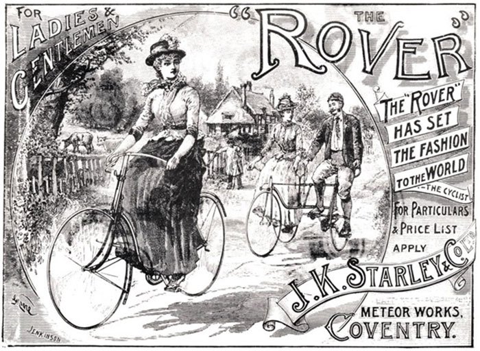 На початку ХХ століття дуже популярними на Західній Україні були англійські велосипеди Rover. І донині місцеві жителі називають велосипеди саме так