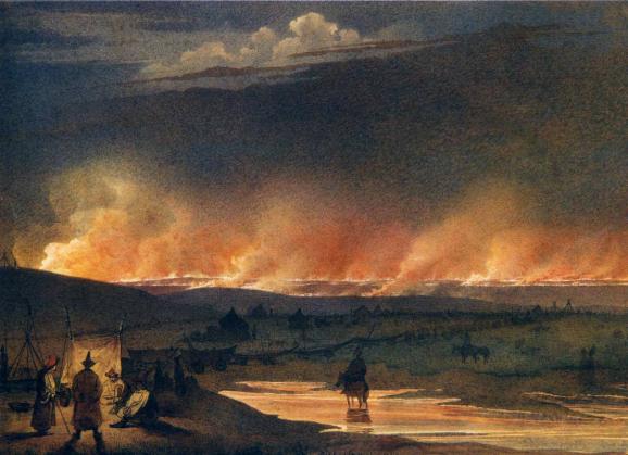“Пожежа в степу”, 1848 р.
