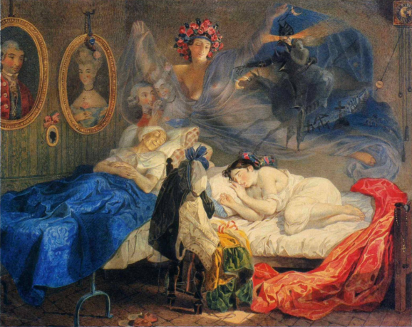 “Сон бабусі і онучки”, 1840 р.