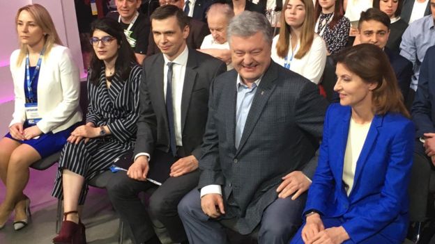 Петро Порошенко на з'їзд прийшов разом із дружиною