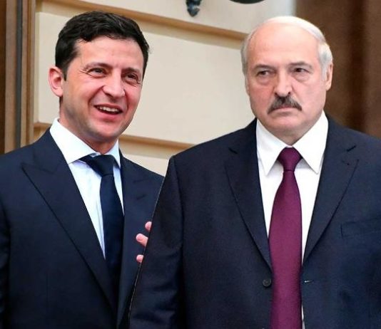 Зеленський вперше зустрівся з Лукашенком: про що говорили