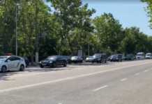 Величезний кортеж президента в Одесі потрапив на відео