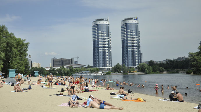 В Киеве запрещено купаться на пляжах – Кличко | Украинская правда
