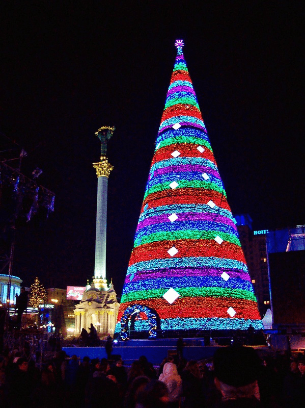 Ялинка в Києві, Новий рік 2012