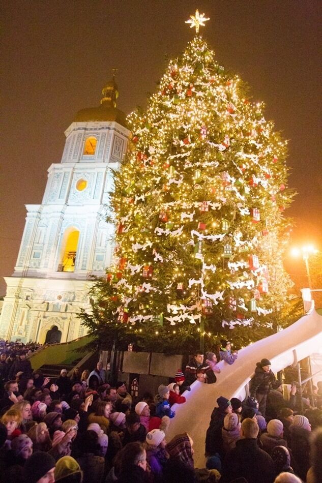 Ялинка в Києві, Новий рік 2015