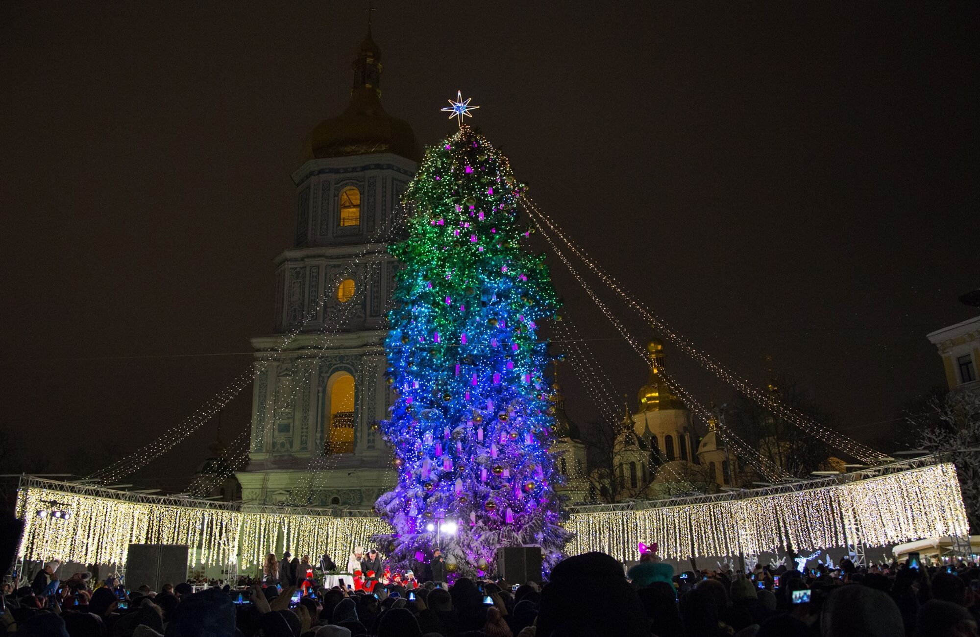 Ялинка в Києві, Новий рік 2018