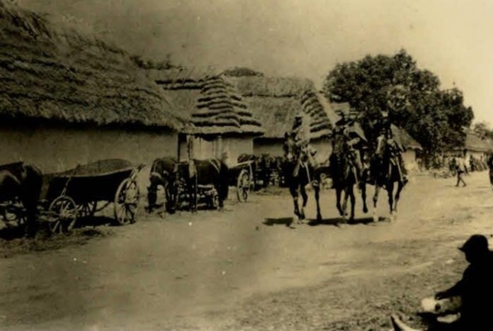 Село Полюхів на фото часів Першої світової війни