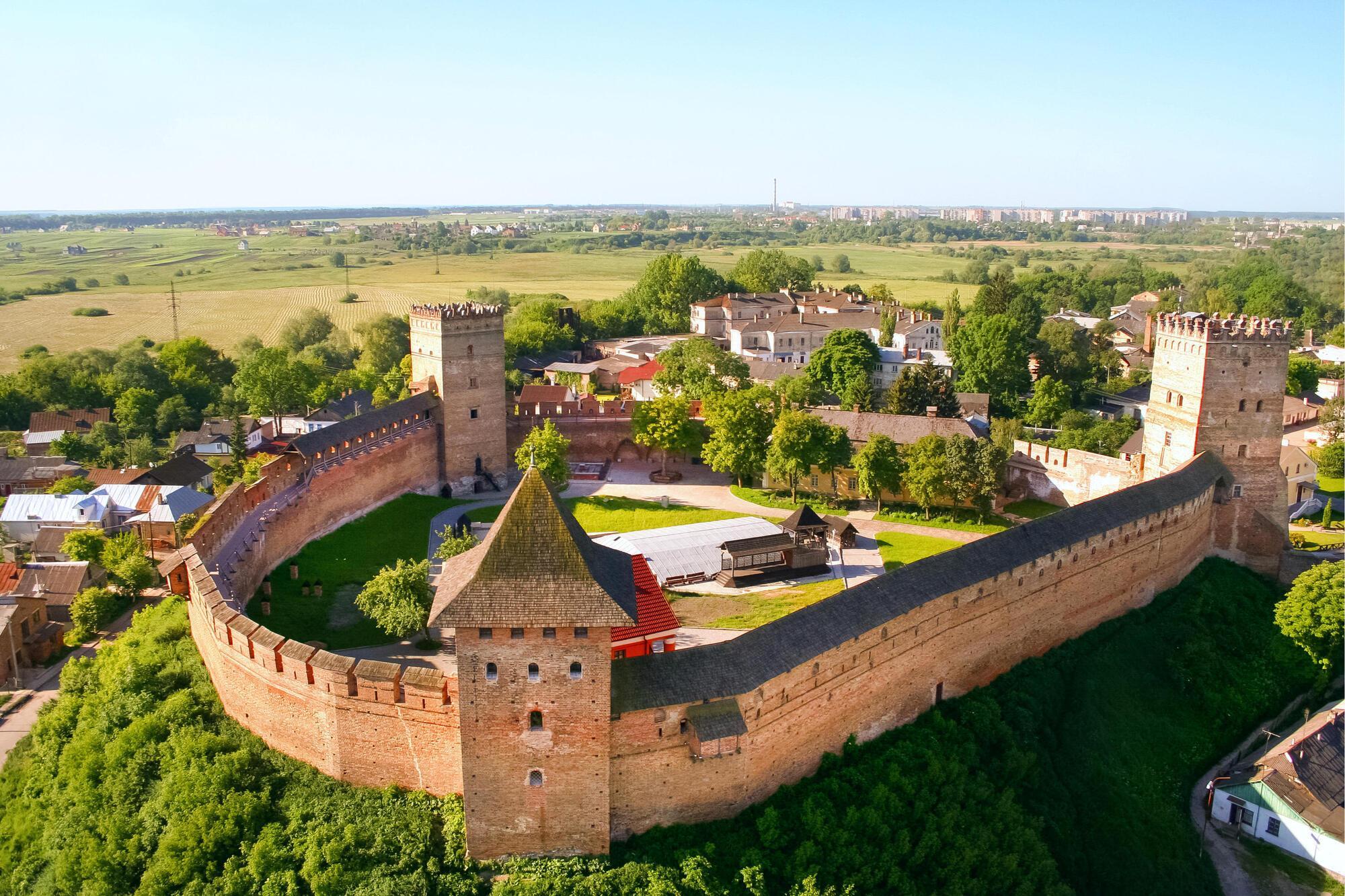 Відомий замок міста Луцьк