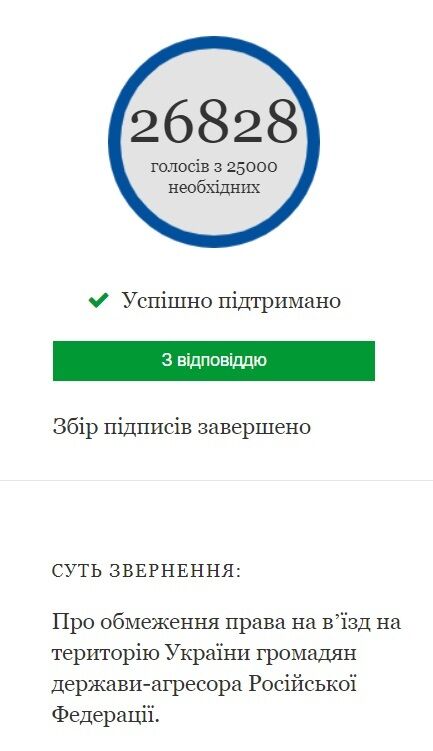 Петицію підписало понад 26 тисяч людей.