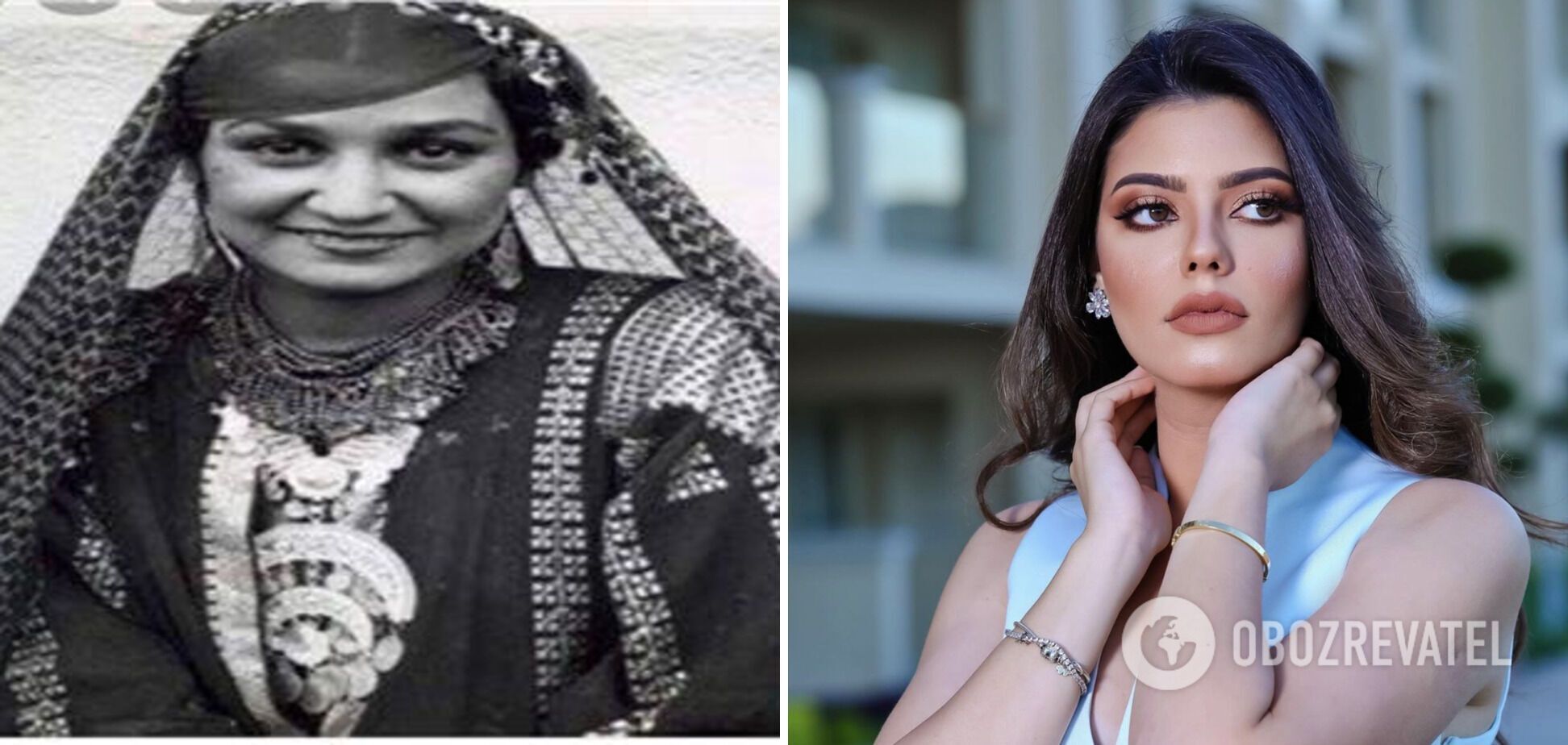 Зліва – найкрасивіша дівчина світу 1936 року, а справа Міс Єгипет 2020 року.