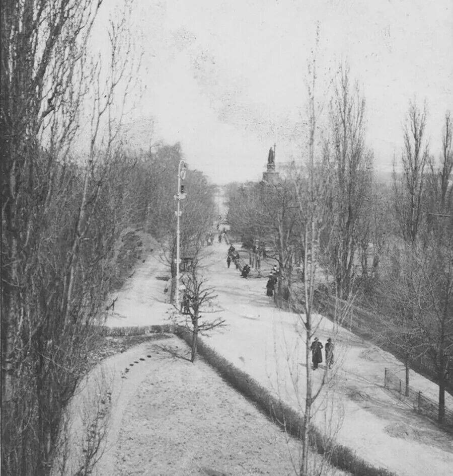 Володимирська гірка взимку у 1910-х роках.