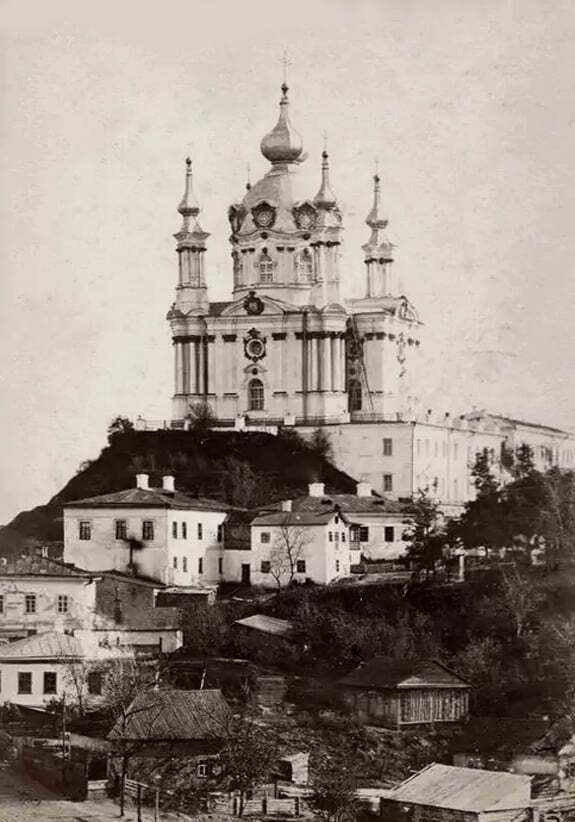 Андріївська церква у 1870-х.