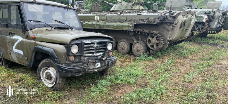 ДБР виявило на околиці Балаклії запасний командний пункт окупантів з великим арсеналом боєприпасів та техніки 03