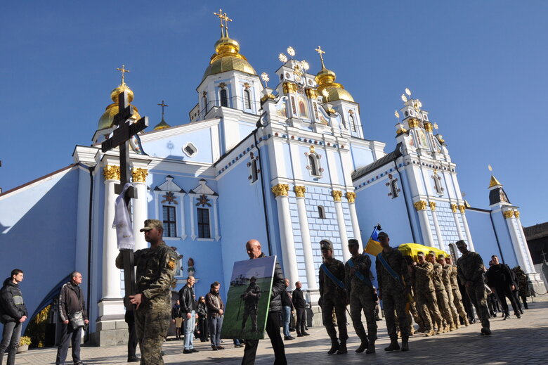 Із загиблим в бою з окупантами воїном Максимом Яловцовим (Регбістом) попрощалися в Києві 26