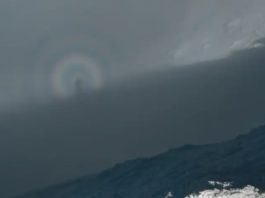 У Карпатах з’явився Брокенський привид: містичні фото рідкісного явища