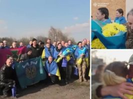 «Сонечко, як ми тебе чекали, якби ти знав!»: кадри зустрічі звільнених військовополонених з рідними зворушують до сліз (відео)