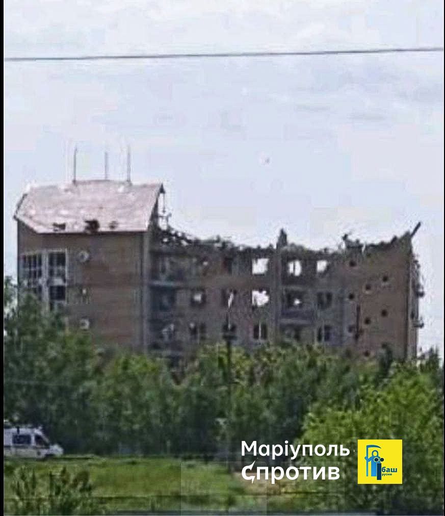 Зруйнований комплекс, де жили окупанти