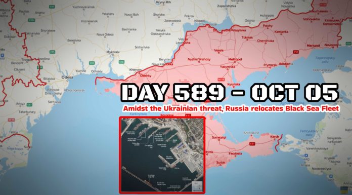 Frontline report Day 589: Amidst the Ukrainian threat, Russia relocates Black Sea Fleet