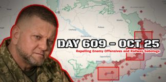 Frontline report Day 609: Repelling Enemy Offensives and Railway Sabotage