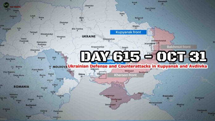 Frontline report Day 615: Ukrainian Defense Holds Strong Against Massive Russian Armored Assault in Kupyansk and Avdiivka