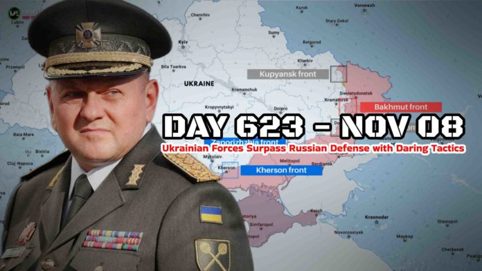 Frontline report Day 623: Ukrainian Forces Surpass Russian Defense with Daring Tactics