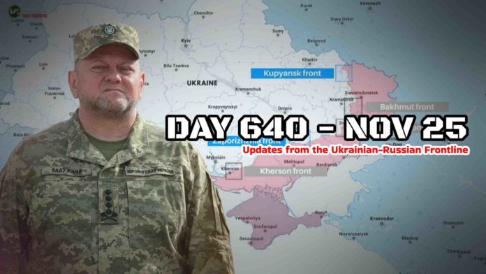 Frontline report Day 640: Ukrainian Forces Repel Enemy Attacks on Multiple Fronts and Turn the Tide in the South