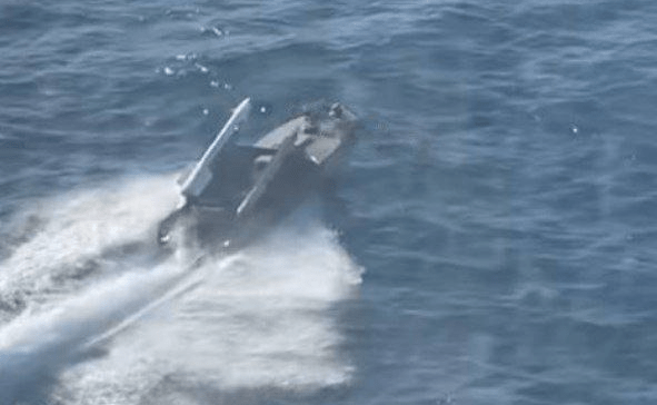 Морський український дрон містив зенітні установки