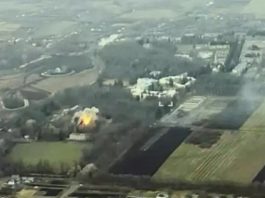 Могло летіти 12 ракет: у мережі показали імовірний удар по військовому об’єкту на Курщині