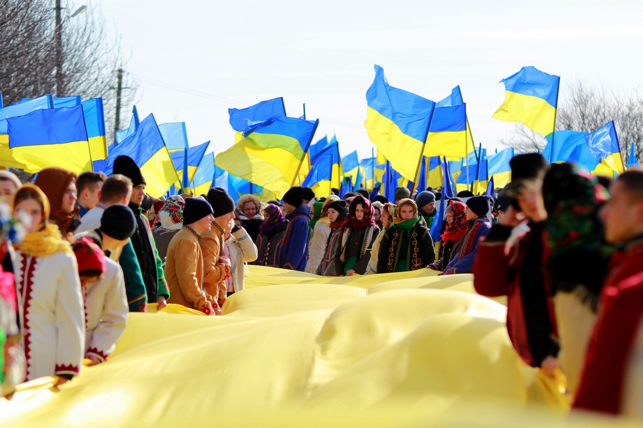 Живий ланцюг на День Соборності України