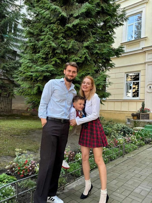 Вадим Яценко з дружиною та сином / © instagram.com/yatsenko_vadym
