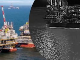 Безпілотники СБУ повторно вдарили по нафтовидобувних платформах Росії у Каспійському морі