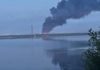 У російському Липецьку спалахнула пожежа в районі ТЕЦ після вибухів