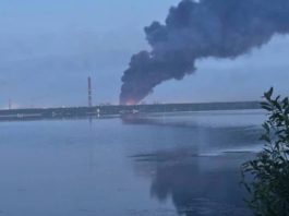 У російському Липецьку спалахнула пожежа в районі ТЕЦ після вибухів